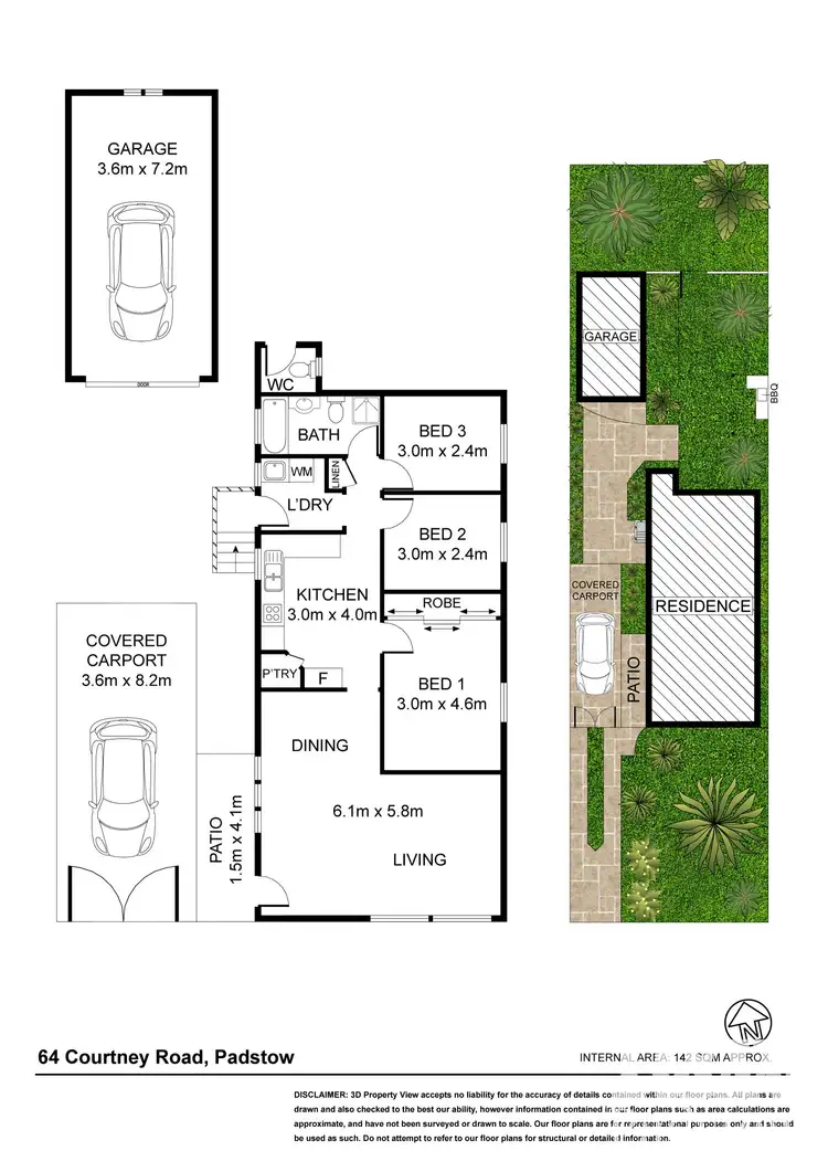 Floorplan of Homely house listing, 64 Courtney Road, Padstow NSW 2211