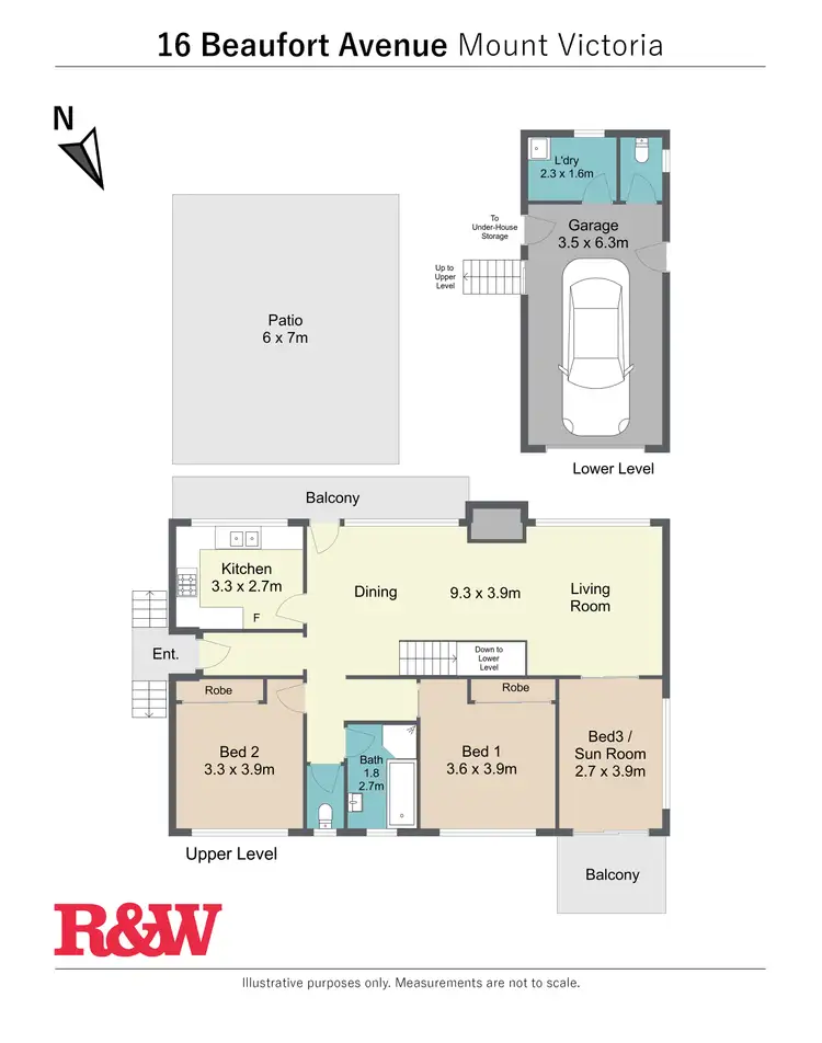 Floorplan of Homely house listing, 16 Beaufort Avenue, Mount Victoria NSW 2786