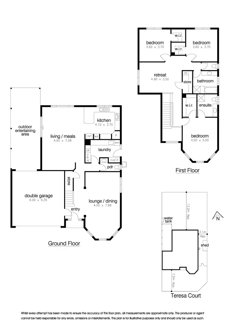 Floorplan of Homely house listing, 4 Teresa Court, Altona Meadows VIC 3028