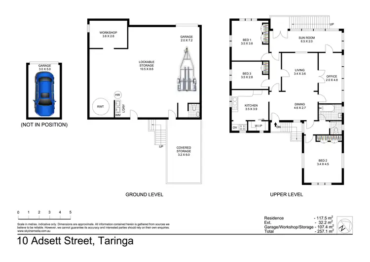 Floorplan of Homely house listing, 10 Adsett Street, Taringa QLD 4068