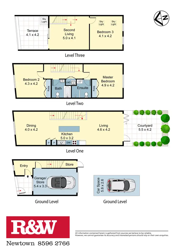 Floorplan of Homely townhouse listing, 23 DICK ST, Chippendale NSW 2008