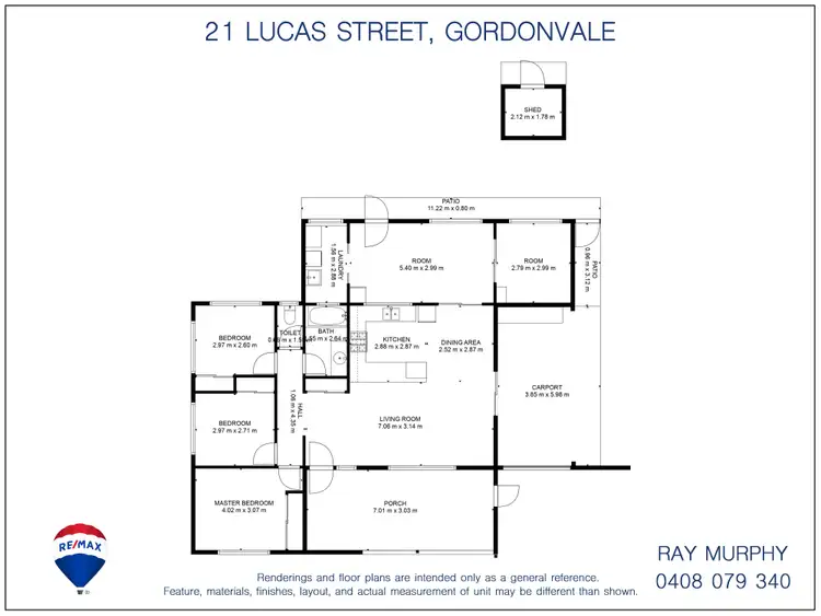 Floorplan of Homely house listing, 21 Lucas Street, Gordonvale QLD 4865