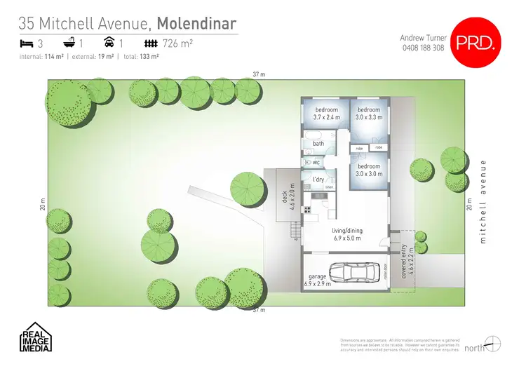 Floorplan of Homely house listing, 35 Mitchell Avenue, Molendinar QLD 4214
