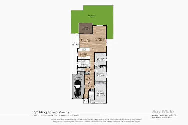 Floorplan of Homely townhouse listing, 6/3-7 ming street, Marsden QLD 4132