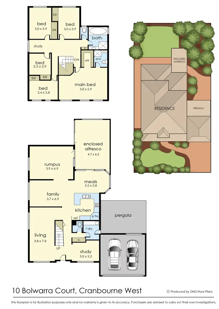 Floorplan of Homely house listing, 10 Bolwarra Court, Cranbourne West VIC 3977