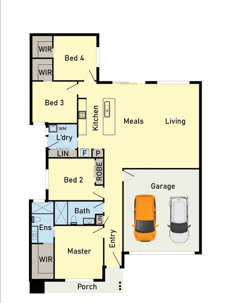 Floorplan of Homely house listing, 49 Rochford Drive, Donnybrook VIC 3064