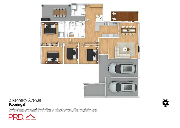 Floorplan of Homely house listing, 8 Kennedy Avenue, Kooringal NSW 2650