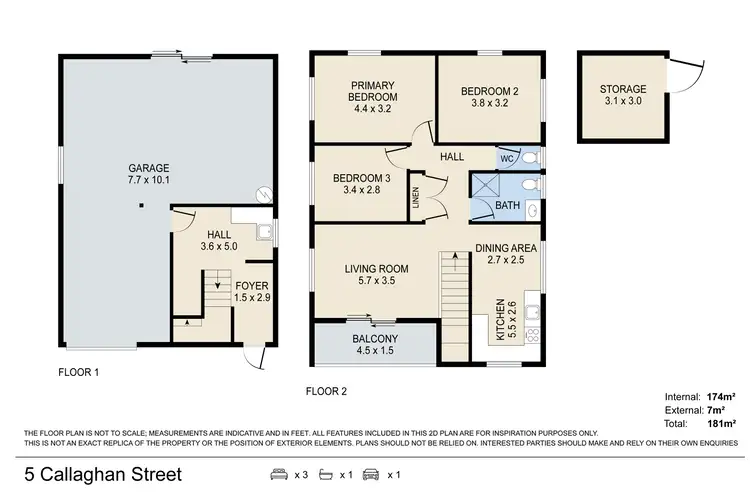Floorplan of Homely house listing, 5 Callaghan Street, East Ipswich QLD 4305