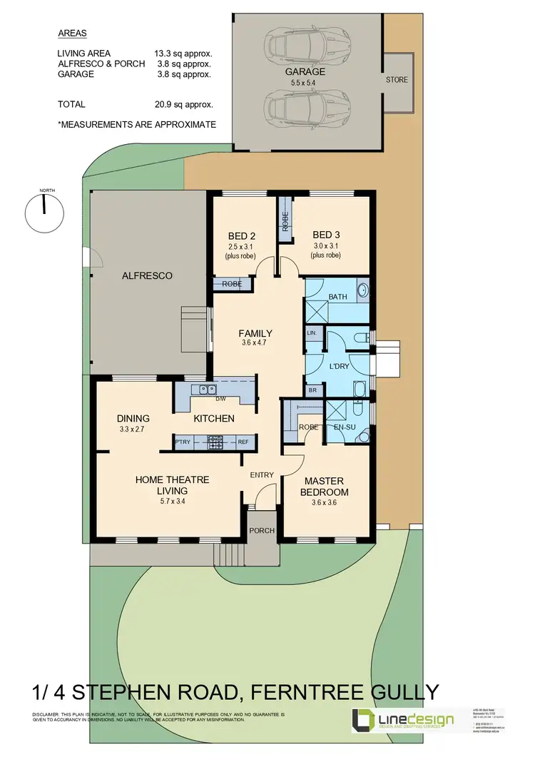 Floorplan of Homely unit listing, 1/4 Stephen Road, Ferntree Gully VIC 3156