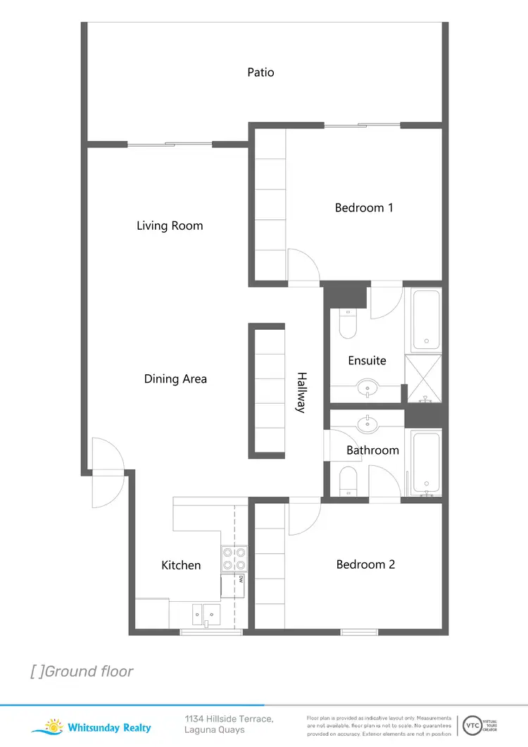 Floorplan of Homely unit listing, 1134/615 Kunapipi Road, Laguna Quays QLD 4800