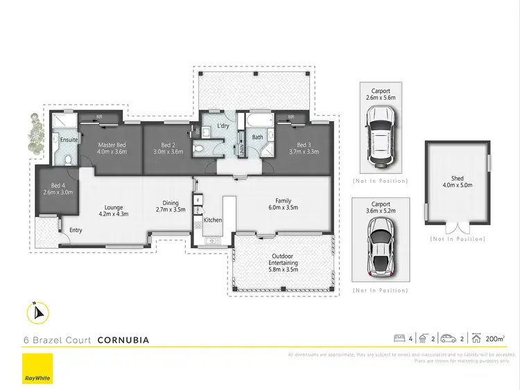 Floorplan of Homely house listing, 6 Brazel Court, Cornubia QLD 4130
