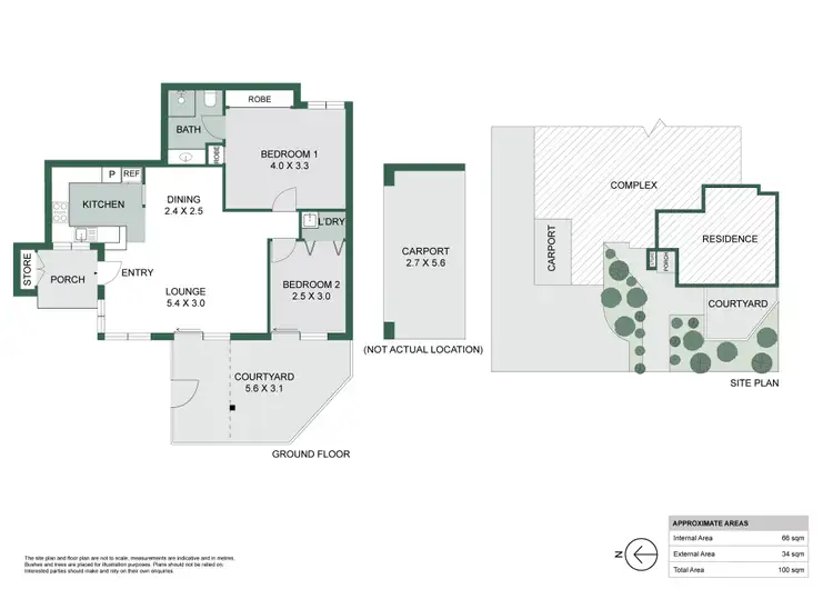 Floorplan of Homely villa listing, 1/28 Brighton Street, Cottesloe WA 6011