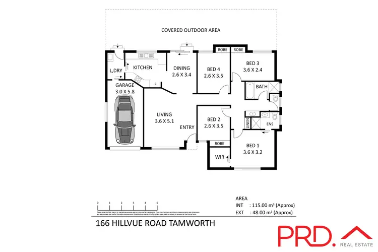 Floorplan of Homely house listing, 166 Hillvue Road, Tamworth NSW 2340
