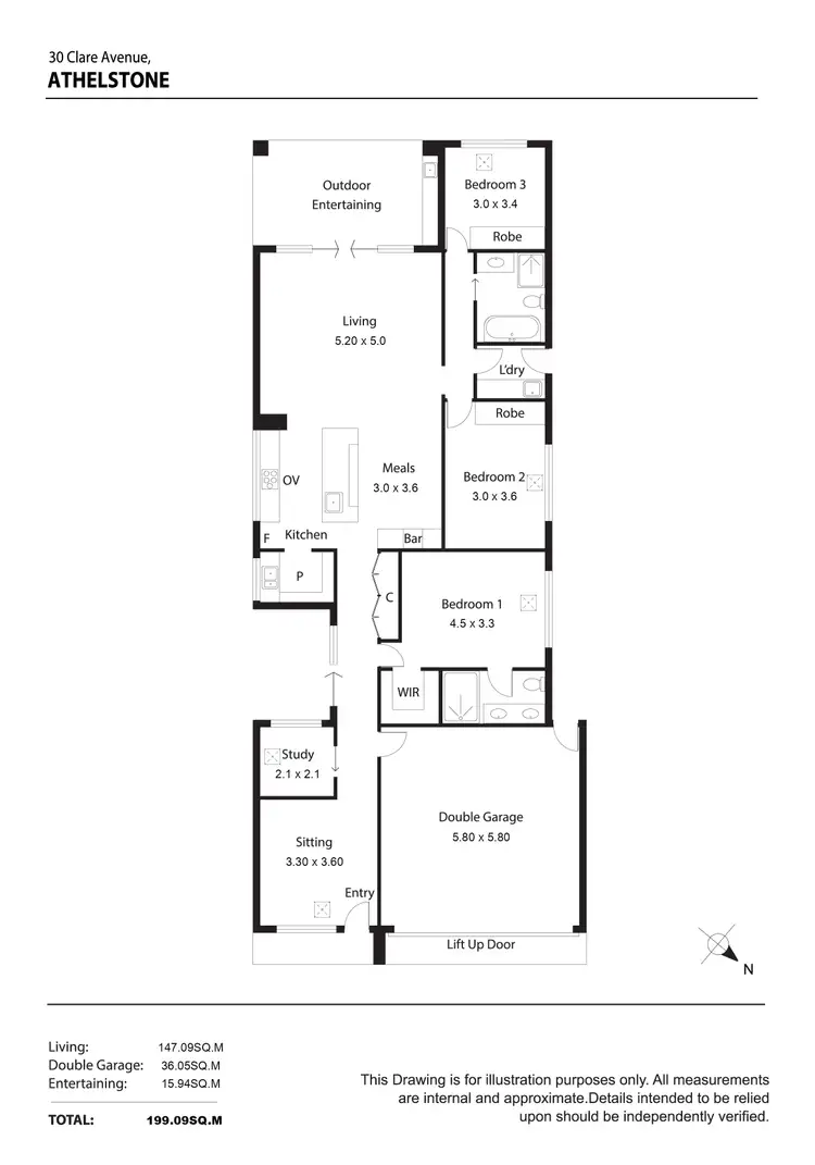 Floorplan of Homely house listing, 30a Clare Avenue, Athelstone SA 5076
