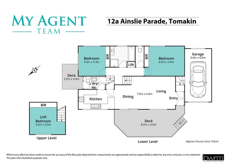 Floorplan of Homely house listing, 12A Ainslie Parade, Tomakin NSW 2537