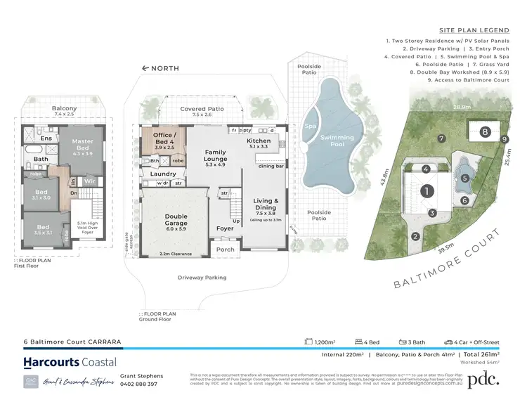 Floorplan of Homely house listing, 6 Baltimore Court, Carrara QLD 4211