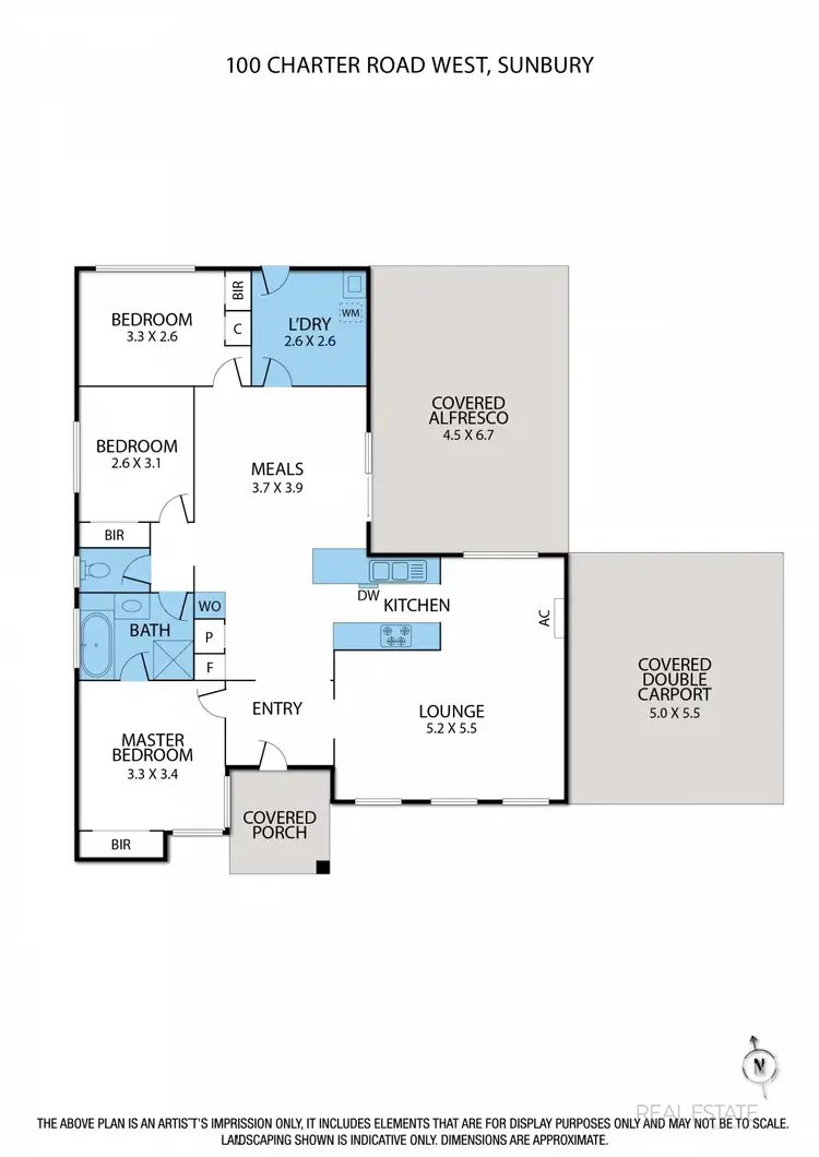 Floorplan of Homely house listing, 100 Charter Road, Sunbury VIC 3429