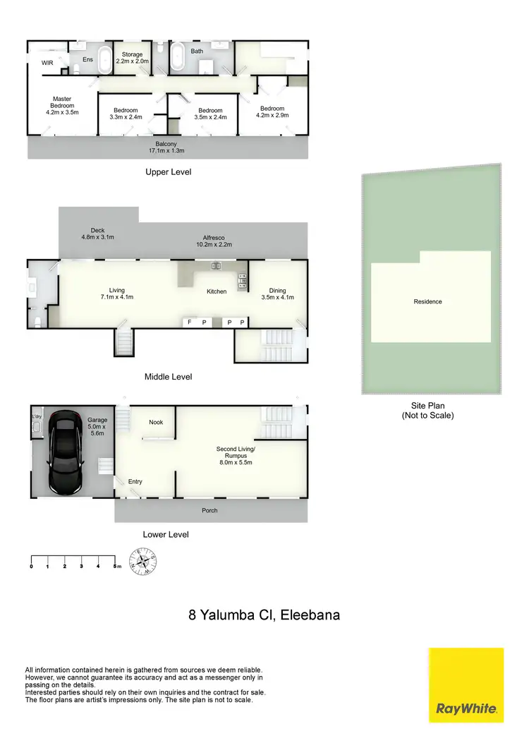 Floorplan of Homely house listing, 8 Yalumba Close, Eleebana NSW 2282
