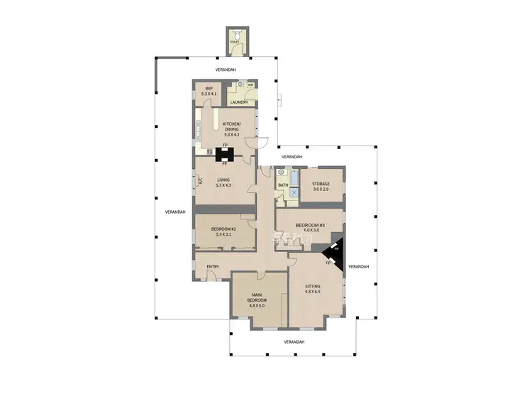Floorplan of Homely rural property listing, 180 Inglis Road, Dumbalk VIC 3956
