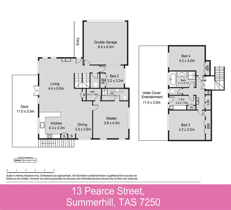 Floorplan of Homely house listing, 13 Pearce Street, Summerhill TAS 7250