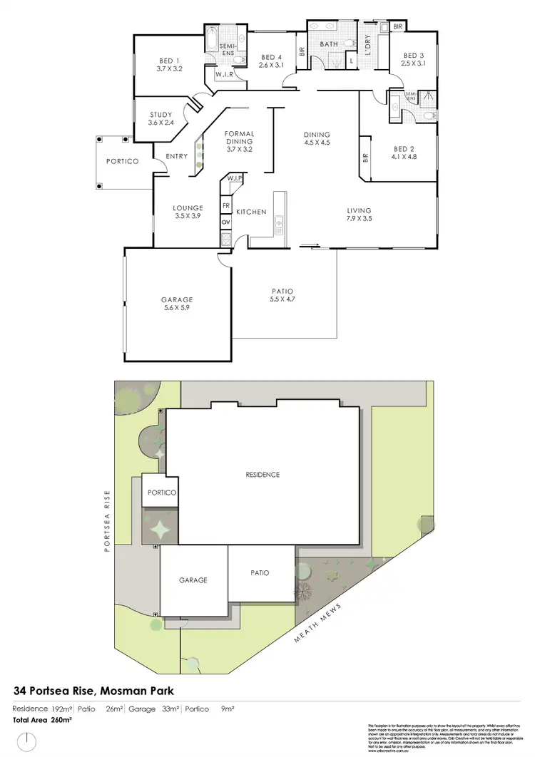 Floorplan of Homely house listing, 34 Portsea Rise, Mosman Park WA 6012