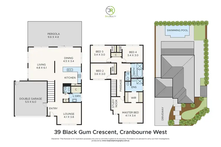 Floorplan of Homely house listing, 39 Black Gum Crescent, Cranbourne West VIC 3977