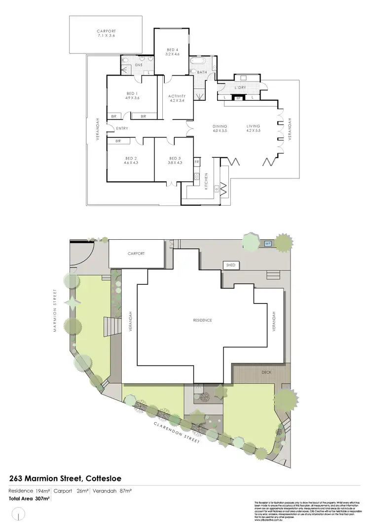 Floorplan of Homely house listing, 263 Marmion Street, Cottesloe WA 6011
