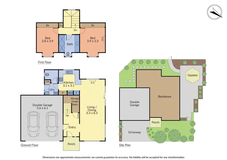 Floorplan of Homely townhouse listing, 3/14 Alfrick Road, Croydon VIC 3136