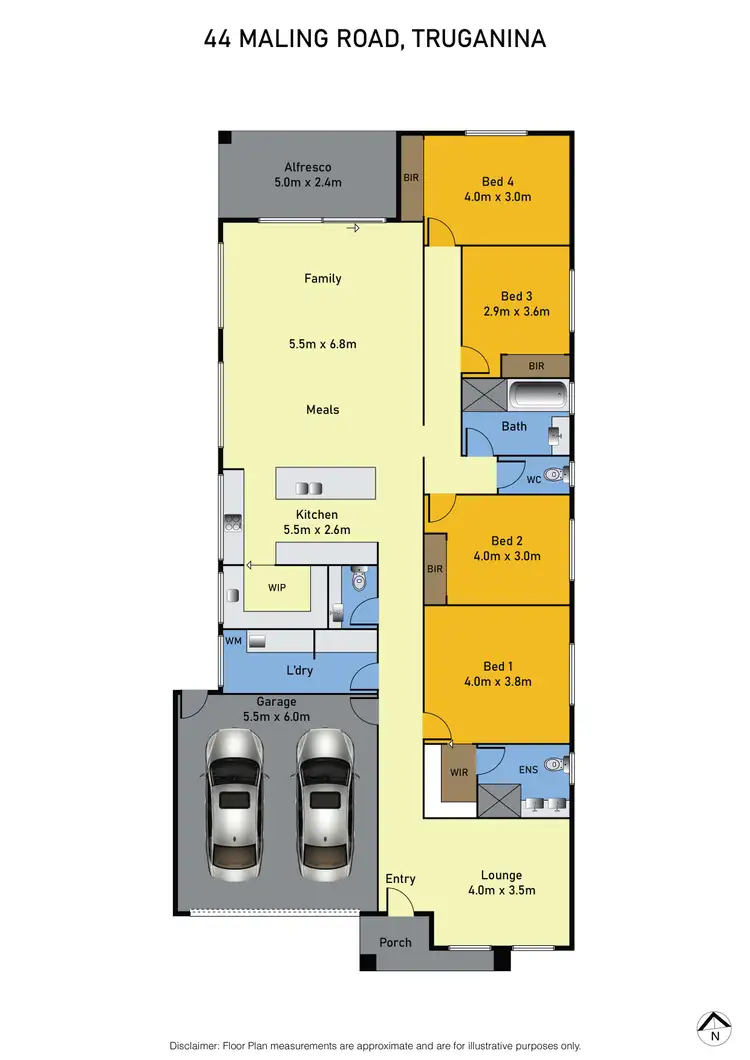 Floorplan of Homely house listing, 44 Maling Road, Truganina VIC 3029