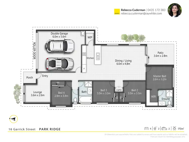 Floorplan of Homely house listing, 16 Garrick Street, Park Ridge QLD 4125