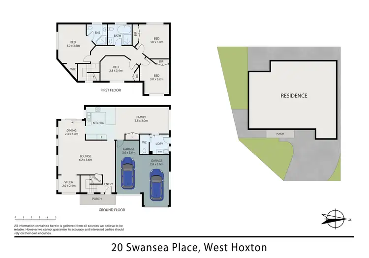 Floorplan of Homely house listing, 20 Swansea Place, West Hoxton NSW 2171