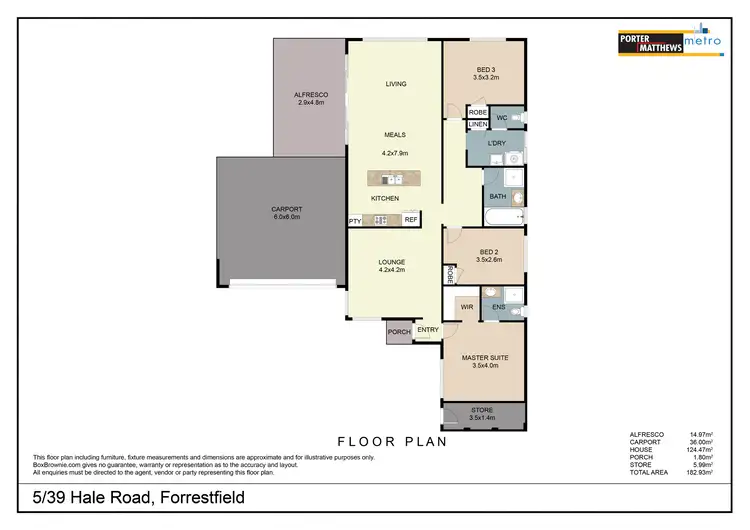 Floorplan of Homely house listing, 5/39 Hale Road, Forrestfield WA 6058