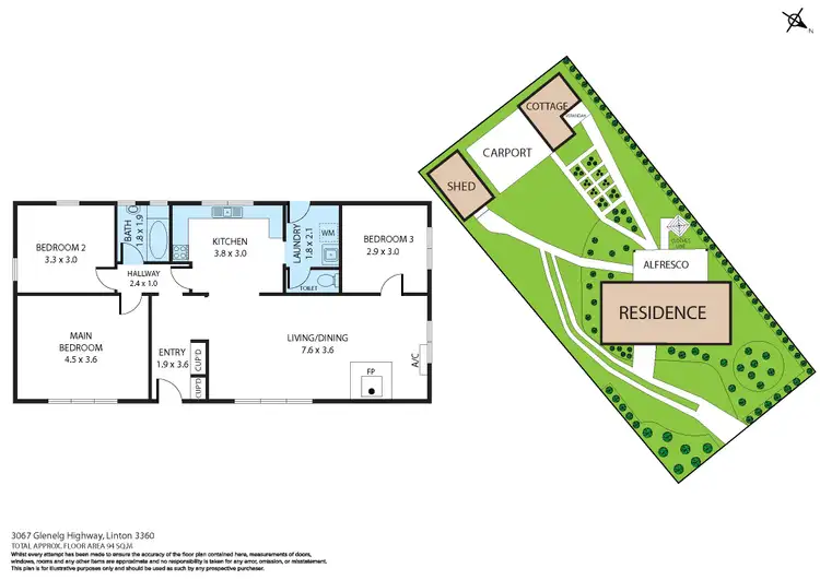 Floorplan of Homely house listing, 3067 Glenelg Highway, Linton VIC 3360