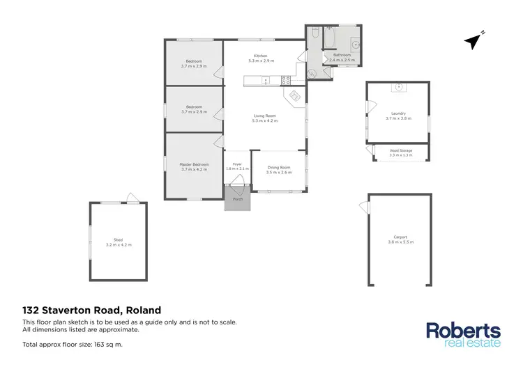 Floorplan of Homely rural property listing, 132 Staverton Road, Roland TAS 7306