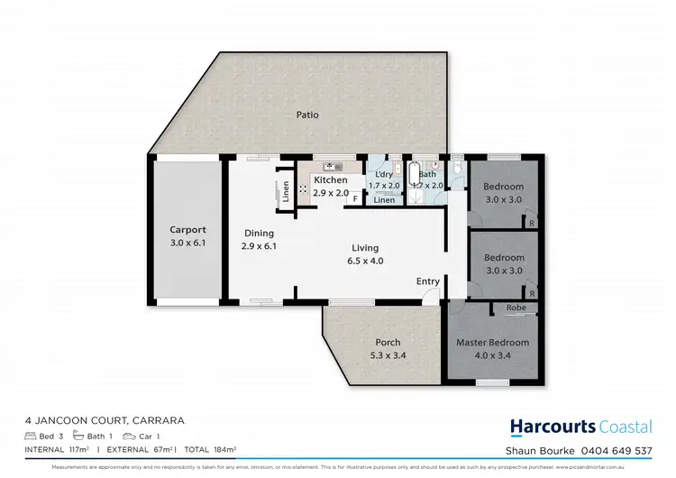Floorplan of Homely house listing, 4 Jancoon Court, Carrara QLD 4211