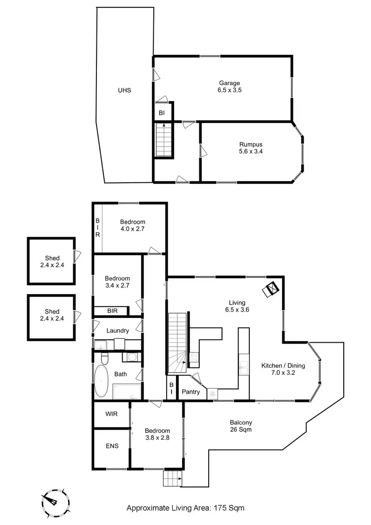 Floorplan of Homely house listing, 6 Murphy Court, Granton TAS 7030