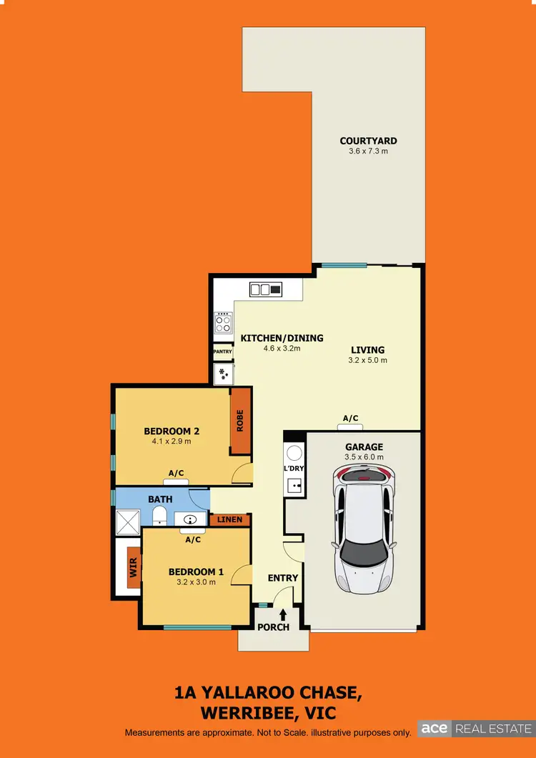 Floorplan of Homely house listing, 1A Yallaroo Chase, Werribee VIC 3030