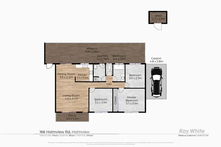 Floorplan of Homely house listing, 166 Holmview Road, Holmview QLD 4207