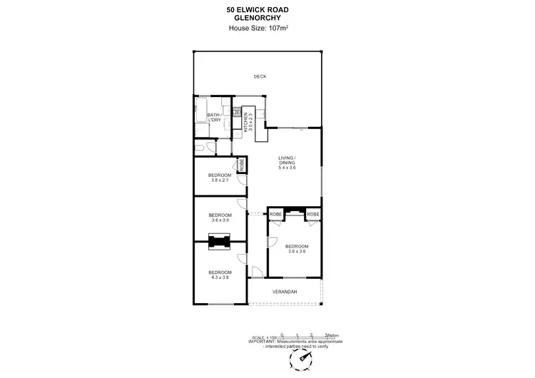 Floorplan of Homely house listing, 50 Elwick Road, Glenorchy TAS 7010