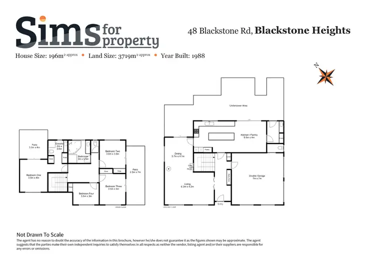 Floorplan of Homely house listing, 48 Blackstone Road, Blackstone Heights TAS 7250