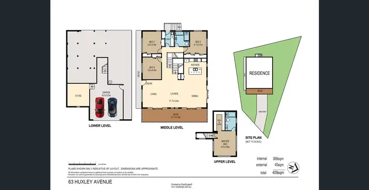 Floorplan of Homely house listing, 63 Huxley Avenue, Alderley QLD 4051
