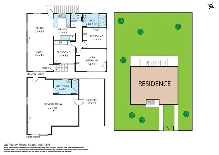 Floorplan of Homely house listing, 38 Fitzroy Street, Cranbrook QLD 4814