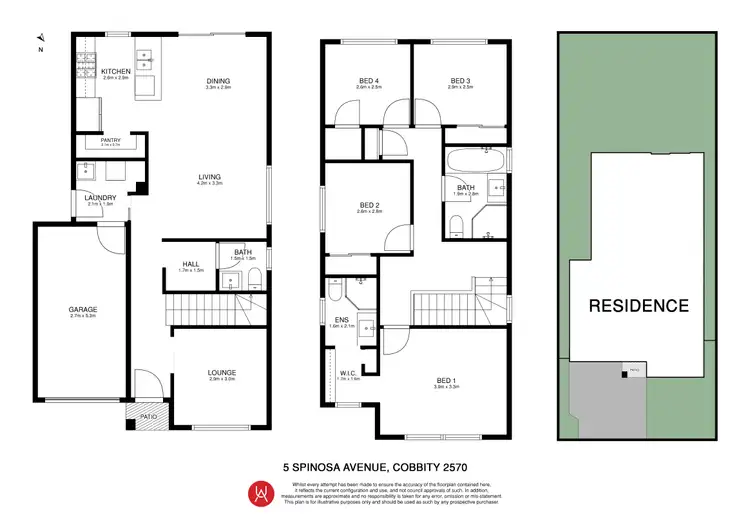 Floorplan of Homely house listing, 5 Spinosa Avenue, Cobbitty NSW 2570