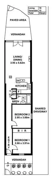 Floorplan of Homely house listing, 15 Edmund Street, Norwood SA 5067