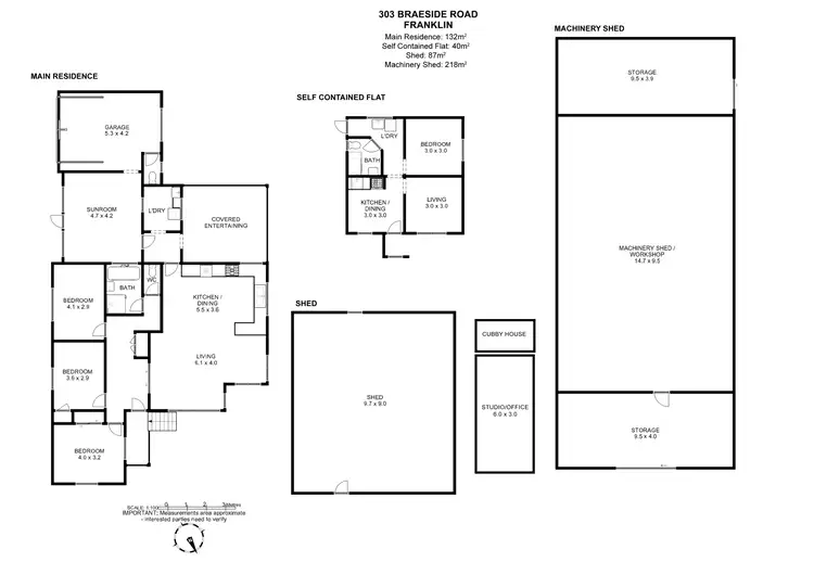 Floorplan of Homely house listing, 303 Braeside Road, Franklin TAS 7113