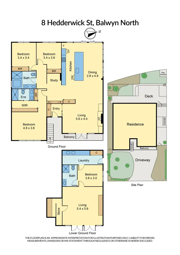 Floorplan of Homely house listing, 8 Hedderwick Street, Balwyn North VIC 3104