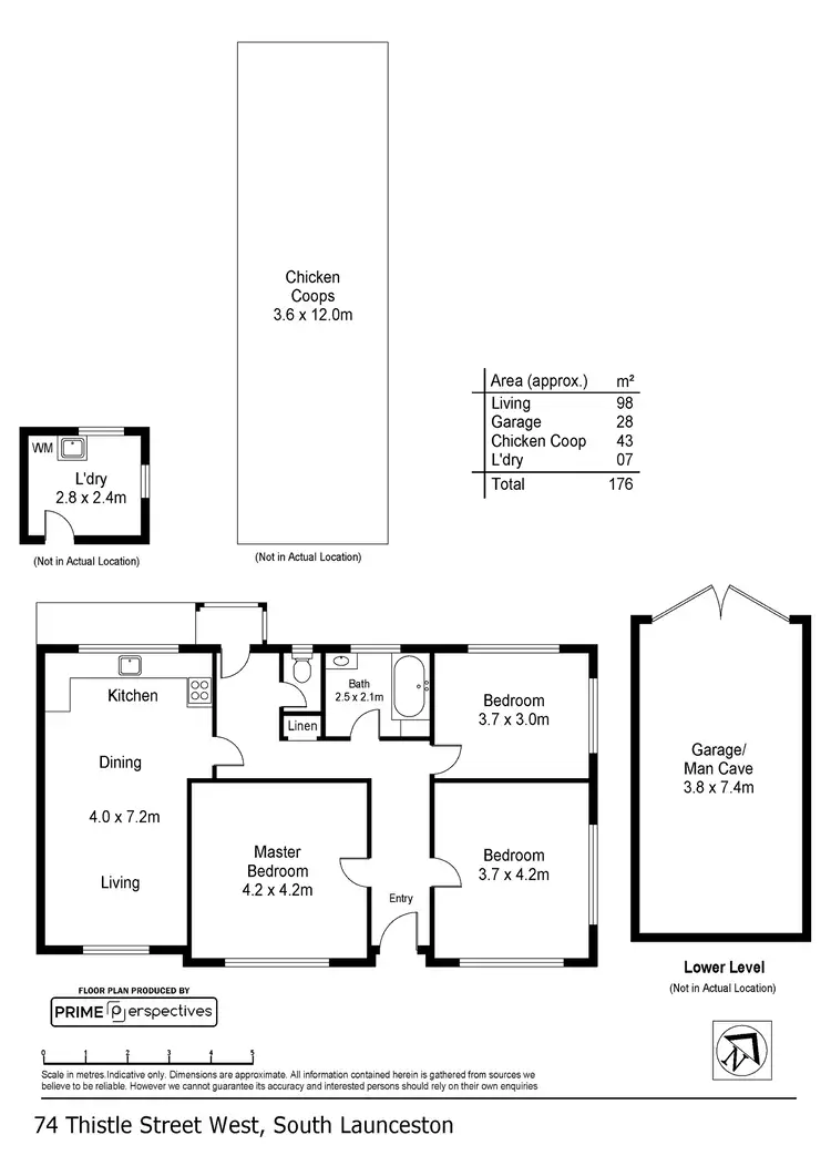 Floorplan of Homely house listing, 74 Thistle Street West, South Launceston TAS 7249