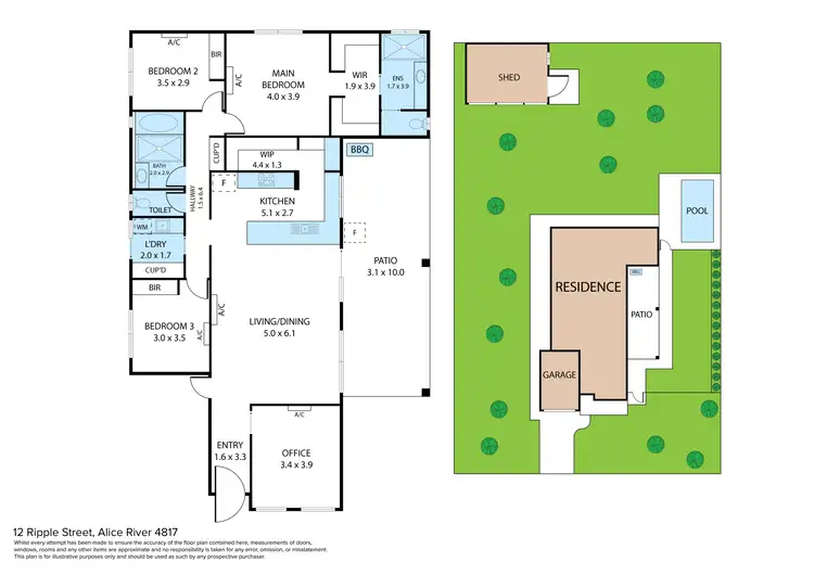 Floorplan of Homely house listing, 12 Ripple Street, Alice River QLD 4817