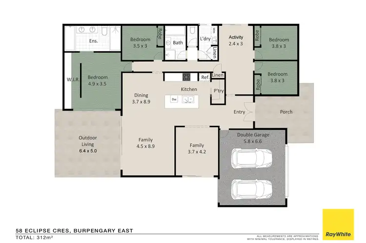 Floorplan of Homely house listing, 58 Eclipse Circuit, Burpengary East QLD 4505