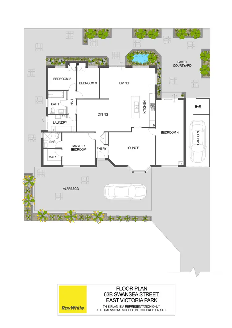 Floorplan of Homely house listing, 63B Swansea Street, East Victoria Park WA 6101